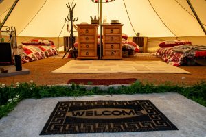 Rosebud Meadow Bell Tents Interior 2