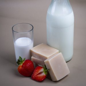 Rosebud Meadow Strawberries & Cream Goats Milk Soap