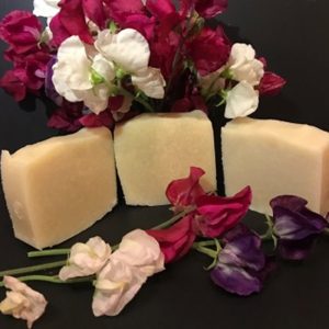 Rosebud Meadow Sweet Pea Goats Milk Soap